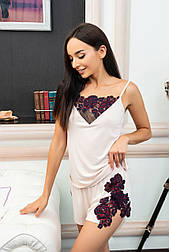 Жіноча піжама з шортами Effetto 03146