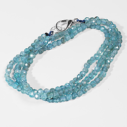 Намисто шнурок з апатиту неонового, Ø3 мм, 318 ОА