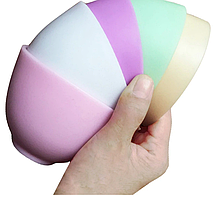 Силіконова мисочка для косметолога 11 см діаметр блідо рожева