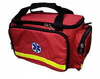 Медична сумка EagleMED TM-1 Червона з жовтим світловідбивачем