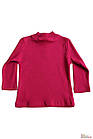 ОПТОМ Упаковка (110-116-122-128) Полугольф кольору бордо базовий для дівчинки Lovetti 1111000000767, фото 3