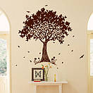 Інтер'єрна вінілова наклейка на стіну Дерево гармонії та миру (гарне дерево, сімейне дерево), фото 4