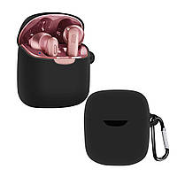 Силіконовий чохол для JBL T220 TWS | чохол + карабін | чорний