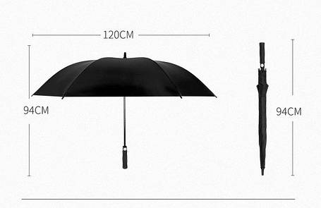 Стильний великий зонт трость, фото 2