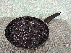 Сковорода з гранітним антипригарним покриттям 28 см | Сковорідки | Кухонні сковорідки | Пательня антипригарна