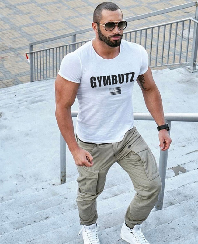 Чоловіча футболка спортивна BUTZ білого кольору, фото 1