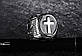 Чоловіче перстень-печатка із сталі з хрестом, р. 20, 20.5, фото 4
