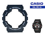 Безель Casio G-Shock GA-100 Black Original з білими написами
