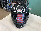 Мотоциклетный шлем Bell Qualifier Helmet Stealth Camo Matte Black/White Large (59-60cm), фото 2