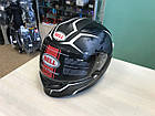 Мотоциклетный шлем Bell Qualifier Helmet Stealth Camo Matte Black/White Large (59-60cm), фото 3