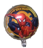 Фольгированные шары Круг 18" с рисунком Спайдермен "SPIDER MAN" 1217 (45 см.)