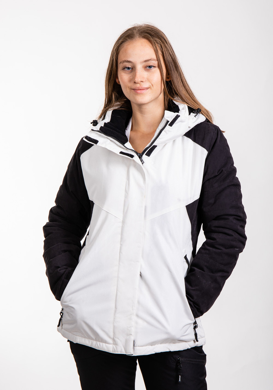 Куртка лижна жіноча Just Play Petra білий / чорний (B2365-cream-coloured) — XL, фото 1