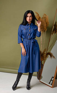 Джинсова сукня "278". Розміри 42.