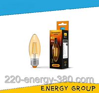 LED лампа VIDEX Filament C37FA 4W E27 2200K 220V