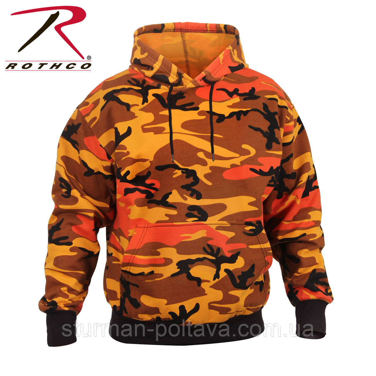 Толстовка Світшот чоловіча з капюшоном камуфляж Rothco Camo Pullover Hooded Sweatshirt ROTCHO США розм -S