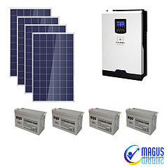Автономна сонячна станція 5 кВт (3,9 кВт солн)