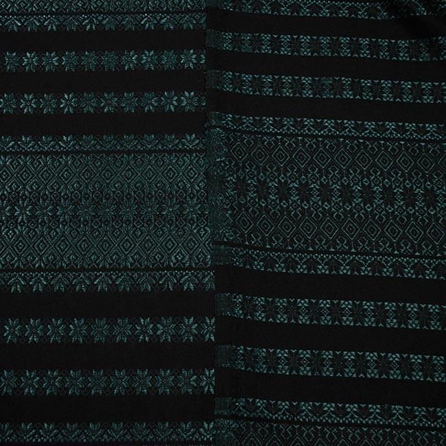Ткань с народным орнаментом Сутінки Темно-зеленый - фото 4 - id-p1273818991