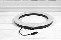 Світлодіодна кругла лампа Ring Fill Light YQ-320 / Набір блогера / LED кільце для селфі / Лід підсвітка, фото 7