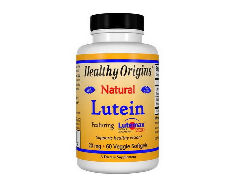 Лютеїн Healthy Origins Natural Lutein 20 mg 60 капс