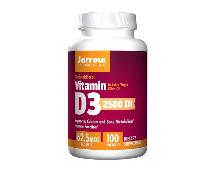 Вітамін Д Jarrow Formulas Vitamin D3 2500 IU 100 капс