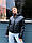 Жіноча шкіряна куртка з екошкіри на утеплювачі, комір - стійка, на блискавці 65KU479, фото 7