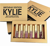 ОПТ Матовая жидкая помада matte liquid lipstick kylie birthday edition набор 6 цветов