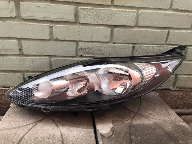 Фара передняя левая Ford Fiesta (Форд фиеста) 2009-2013. (Depo). (ID ...