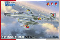 Пластикова модель 1/72 Британський реактивний винищувач Special hobby 72358 A.W. Meteor NF Mk.11