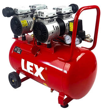 Компресор безоливний 60 л LEX LXAC60