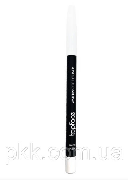 Олівець для очей водостійкий Topface Waterproof Eyeliner Білий PT614 №101