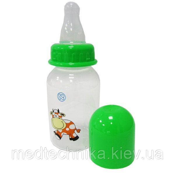 Силіконова пляшечка "Класік", 125 мл, КиївГума, фото 1
