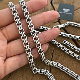 Срібний ланцюжок Квадратний Бельцер, фото 6