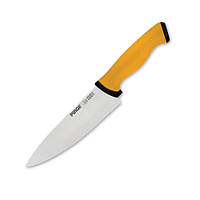Нож поварской Pirge Duo желтый 19х5 см, Кухонный нож из стали, Поварской нож для кухни 19 см нержавейки