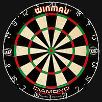 Мишень для Дартса Продвинутого уровня Winmau Diamond Plus Англия Ø45см + 6 дротиков +линия для броска ОРИГИНАЛ