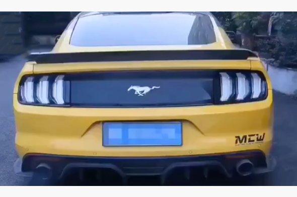 Задні ліхтарі Black (2 шт., 2015+) Ford Mustang 2015 ⁇ ︎ рр.