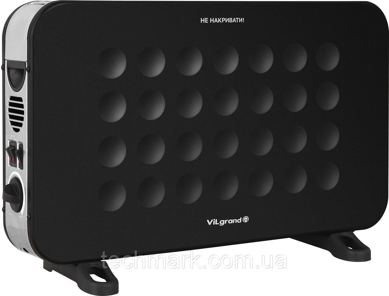 Конвектор електричний нагрівач VILGRAND VCH7143UTR_black