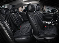 Накидки на сидіння авто Elegant Napoli EL 700 116 передні та задні з алькантари чорні