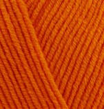 Alize COTTON GOLD (Котон Голд) № 37 помаранчевий (Пряжа бавовна, нитки для в'язання), фото 2