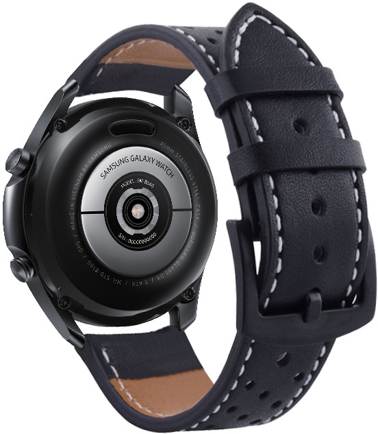 Купить Кожаный ремешок Classico для Galaxy Watch 3 45mm Black (Самсунг ...