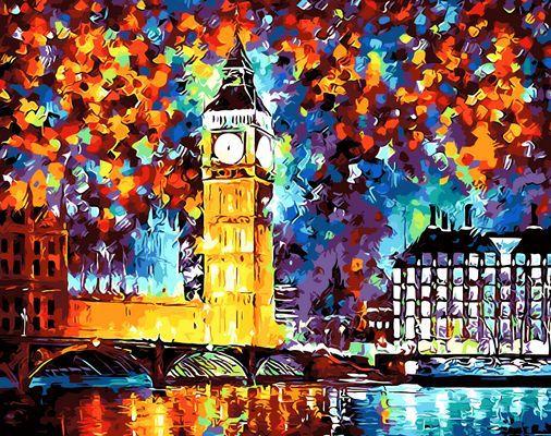 Розпис за номерами "Биг Бэн Лондон"  Лавка Чудес 40 x 50 см (в коробке) (LC30052), фото 1