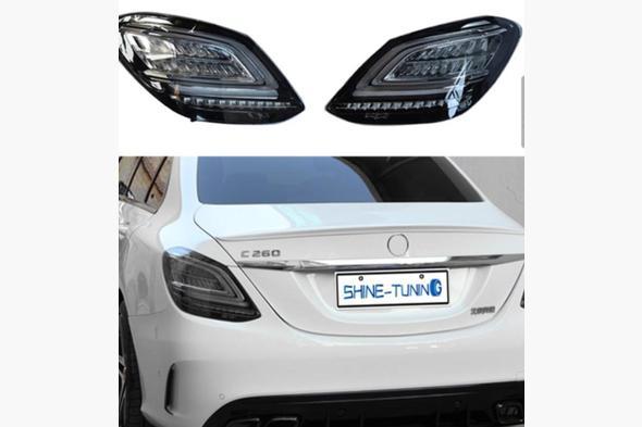 Задні ліхтарі Black (2 шт.) Mercedes C-Klass W205