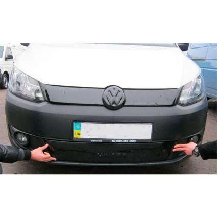 Зимова накладка Volkswagen Caddy 2010 - Бампер гляцевая "FLY"