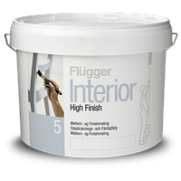 Акриловая эмаль Flugger Interior High Finish 5, 10 л