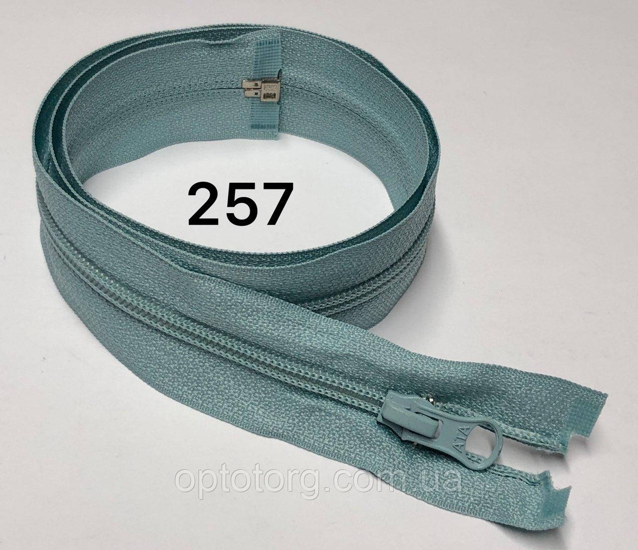 Спіральна блискавка Оливковий 80см Тип 5 роз'ємна