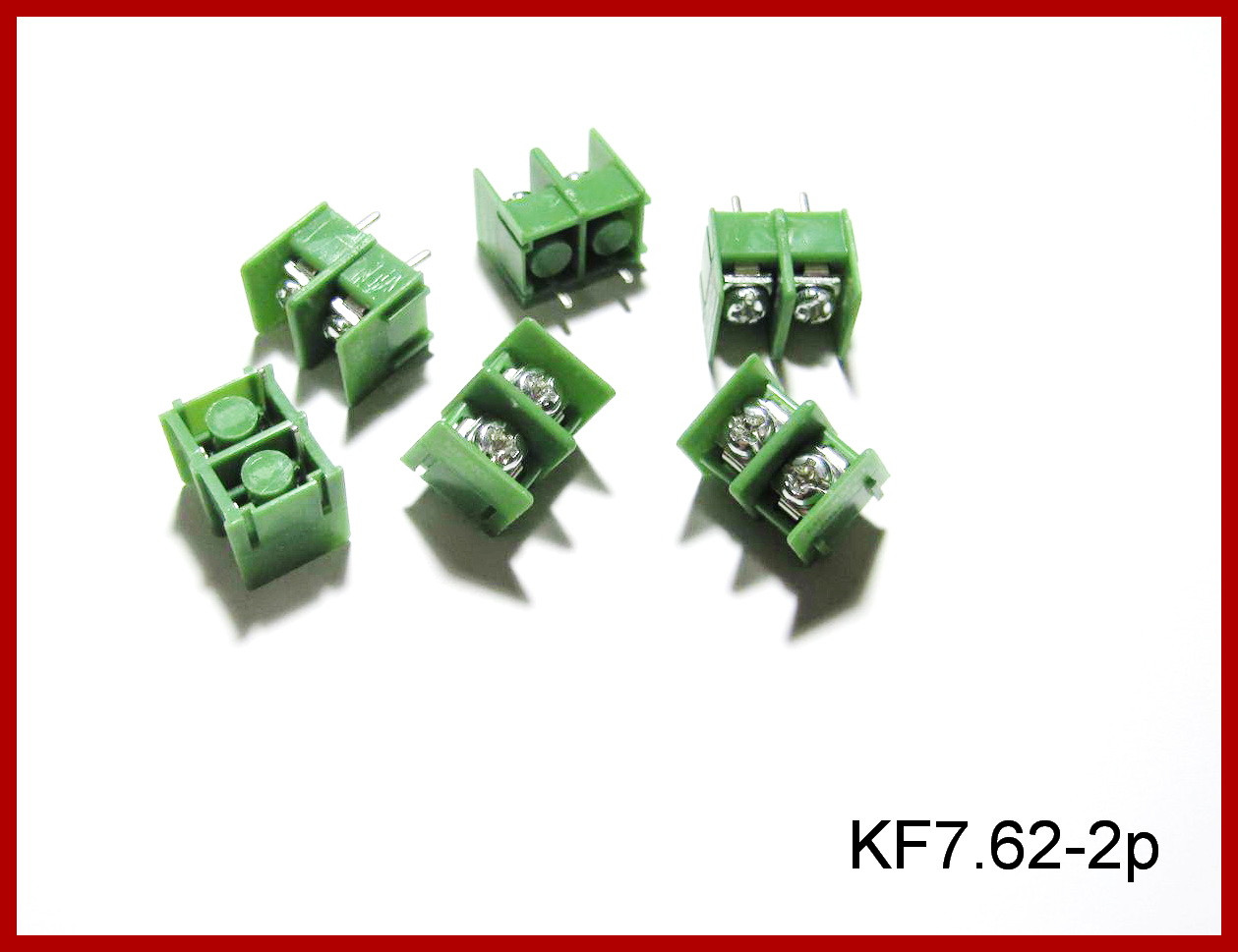 KF7.762-2p, затискач контактний гвинтовий.