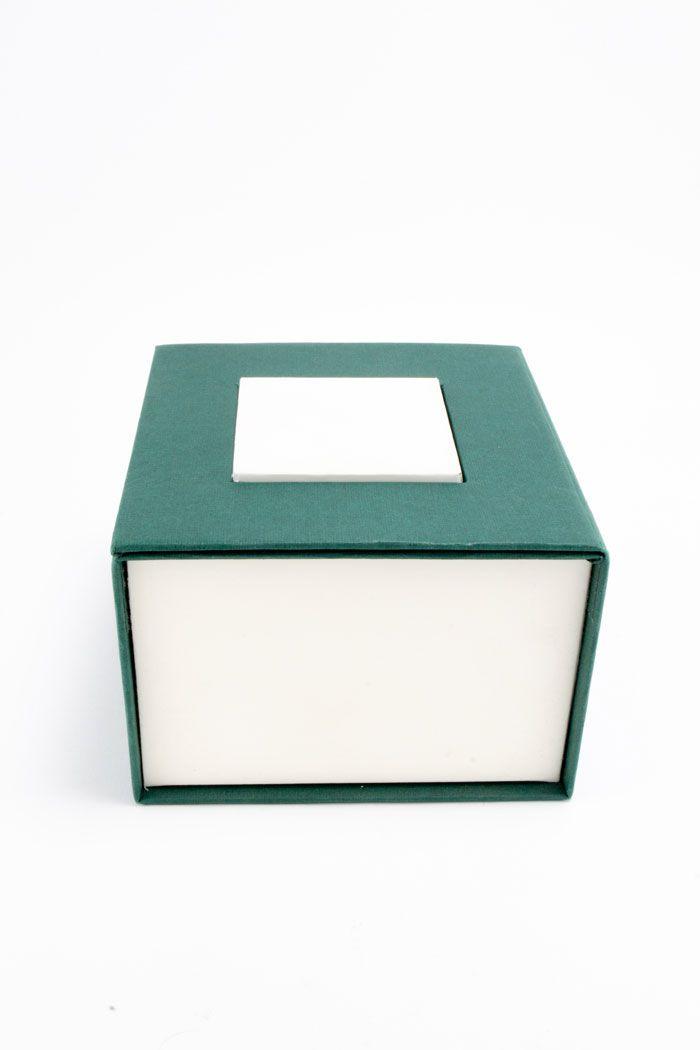 Подарункова коробка для годинника на руку або біжутерії картон Зелений (код: 15009), фото 1