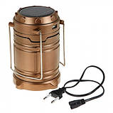 Кемпінговий світлодіодний ліхтар на сонячних батареях G85, фото 2