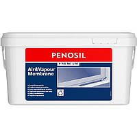 PENOSIL Мастика пароизоляционная с волоконным усилением Premium Air&Vapour Membrane 1кг черная