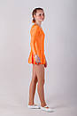 Купальник з спідницею довгий рукав,помаранчевий біфлекс, фото 4