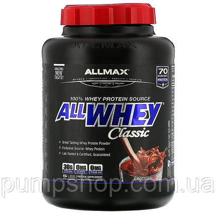 Сироватковий протеїн AllMAX Nutrition AllWhey Classic 2200 г (різні смаки ), фото 2
